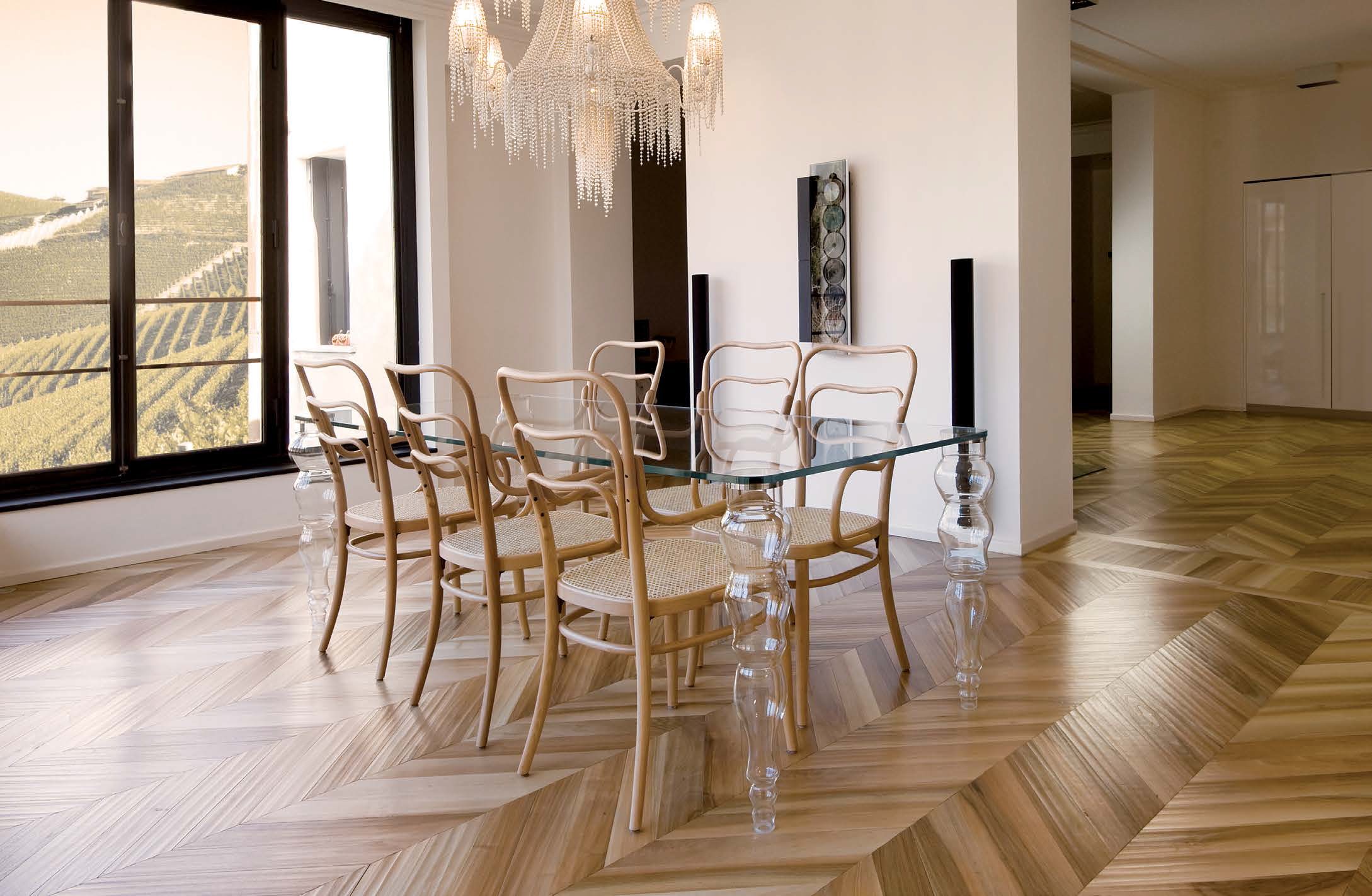 蘑菇视频免费看成人网站环保地板，直击地面健康 胡桃木鱼骨拼花European Walnut Noblesse Herringbone  (2)