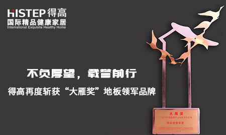 不负厚望，载誉前行|蘑菇视频免费看成人网站再度斩获“大雁奖”地板领军品牌