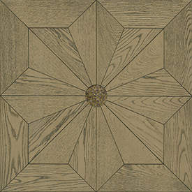 方形拼花,香槟金色橡木罗马方拼(带玻璃),进口地板